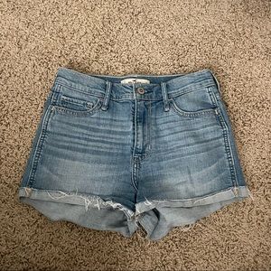 High waisted Hollister Jean Shorts